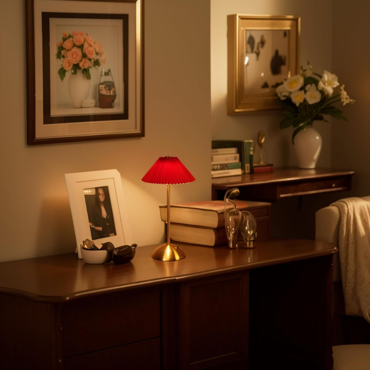 Cordless Table Lamp, LED Rechargeable Lamp for Home Bedroom Decor