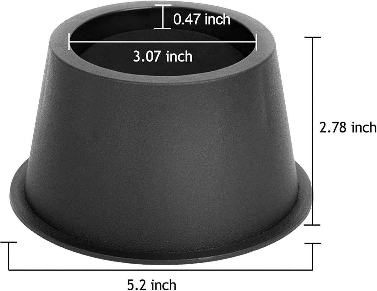 BTSD-home Round Bed Risers 3 Inch