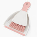 GeeRic Mini Dustpan and Brush Set, Dust Pan Broom Pink