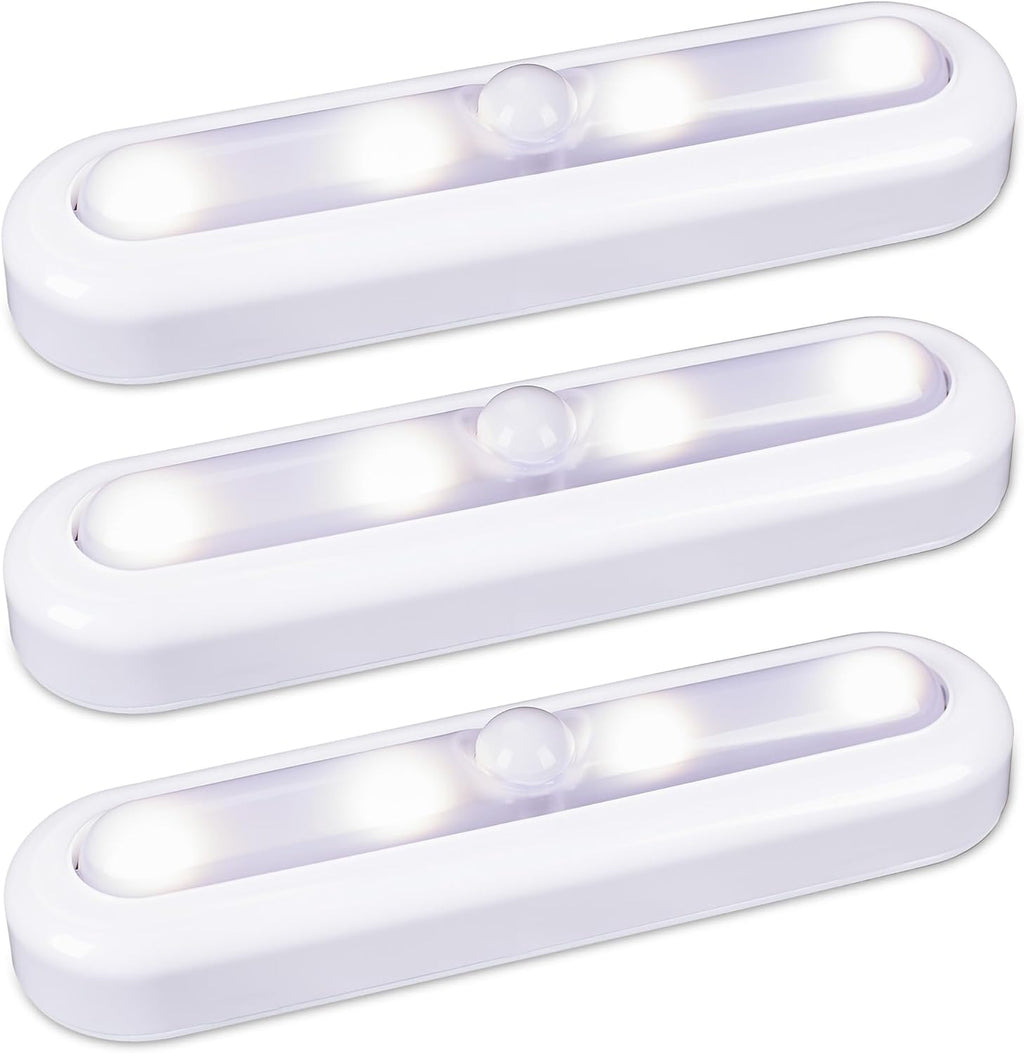 STAR-SPANGLED 7” Dimmable LED Stick on Push Tap Lights AAA Battery, 3 Pack