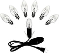Himalayan Salt Lamp Cord Kit, 1 Pack 5FT Dimmer Cords, 6 E12 Bulbs