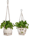 2 Pack Plant Hanger - 29.5" & 23.5" Hanging Planters, Fits 3.9"-11.8" Pots