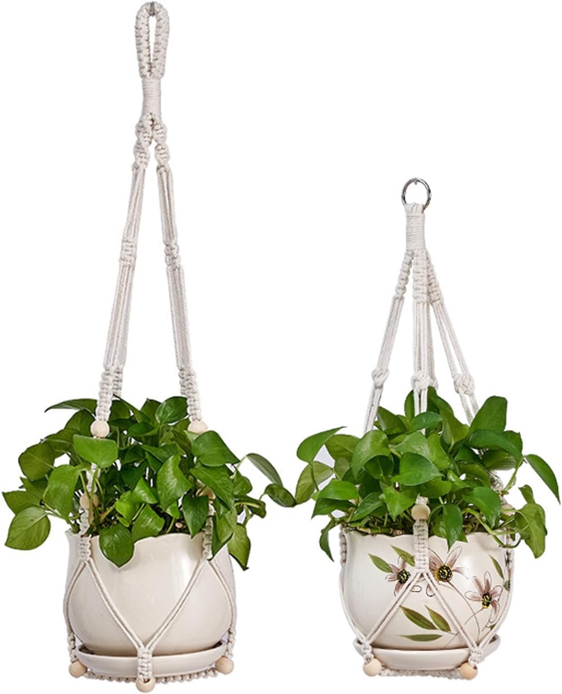 2 Pack Plant Hanger - 29.5" & 23.5" Hanging Planters, Fits 3.9"-11.8" Pots