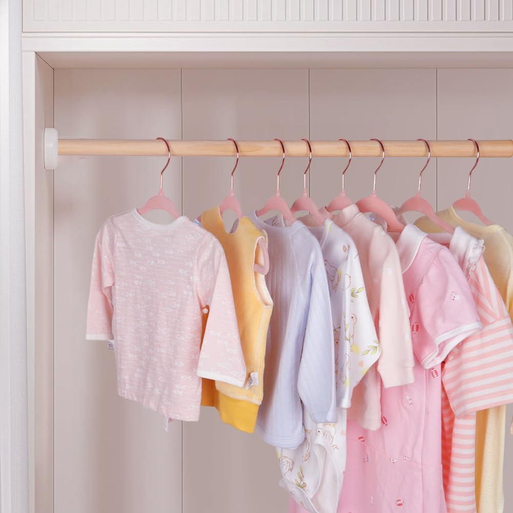 Stormix Baby Velvet Hangers 16 Pack Non-Slip Thin Space Saving