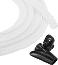 MECCANIXITY 1/2" 100ft Split Wire Loom Tubing w/Installation Tool White