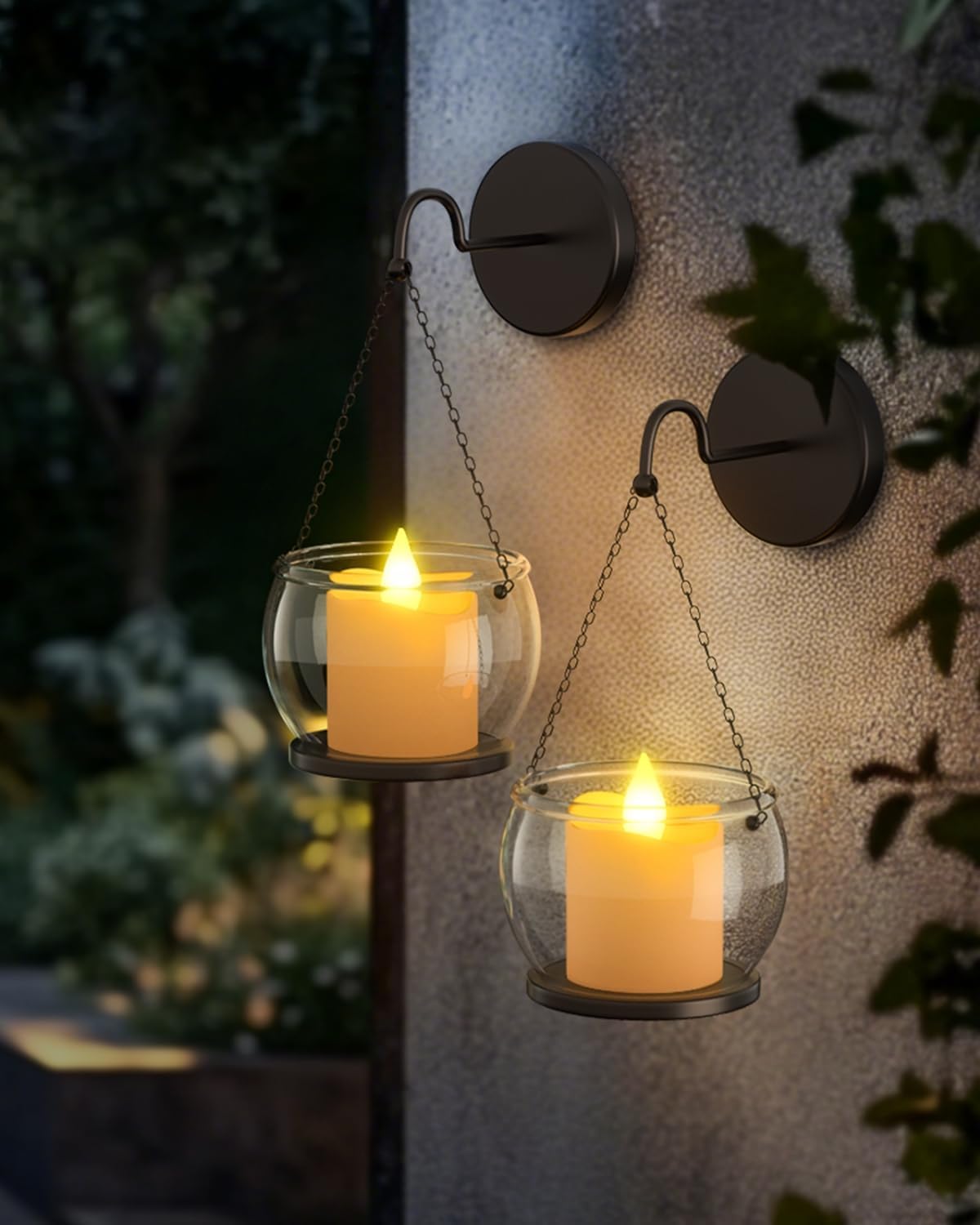 SoulBay Rechargeable Flameless Candles with Remote, White 1.5" D LED Votive