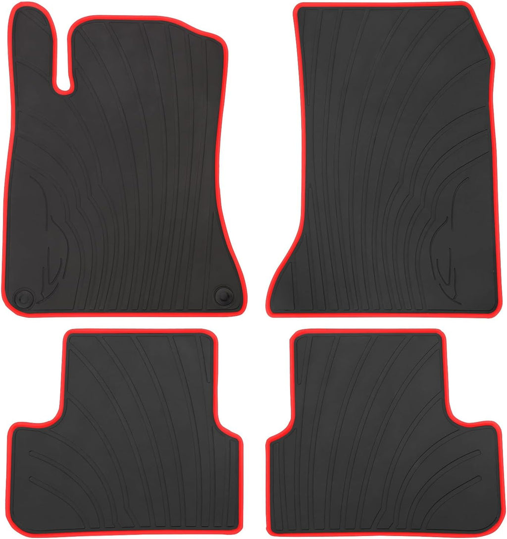 Car Floor Mats for Mercedes Benz CLA 250 (2014-2019) & GLA 250 (2015-2020), Custom Fit A Class 2012-2019, B Class 2013-2019 Floor Liner All Weather Rubber Mats Heavy Duty Odorless