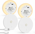 DAZZY DOT Battery Powered Night Light, 4 Pack Motion Sensor Light Indoor