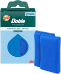 Scotch-Brite Blooms Dobie Scrubbing Pad, 2 Pack