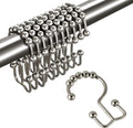 TOPROD Shower Curtain Hooks Rings Shower Curtain Hangers for Bathroom Hooks