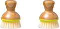 Full Circle Bubbly Palm Brush, Dish Scrub Brush for Nonstick, Green
