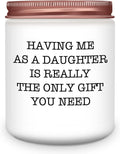 Gifts for Mom Dad from Daughter - Funny Mom Dad Birthday Gift, Mothers Fathers Day Birthday Thanksgiving Christmas Lavender Candles Gifts from Daughter