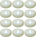 120+ Hours LED Floating Candles for Centerpieces – 12 Pack White Flickering Tea Lights Battery Operated Waterproof Floating Flameless Candle Tealight for Wedding Party Pool & SPA Home Decorations