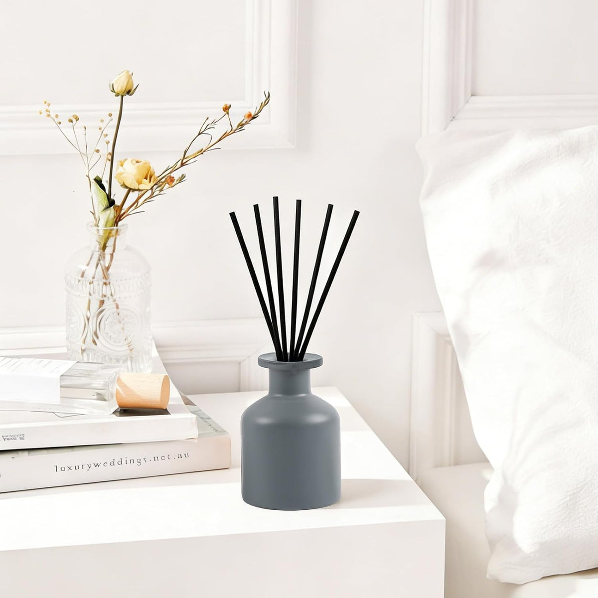 Reed Diffuser Set,Ocean Mist & Sea Salt Fragrance,100ml