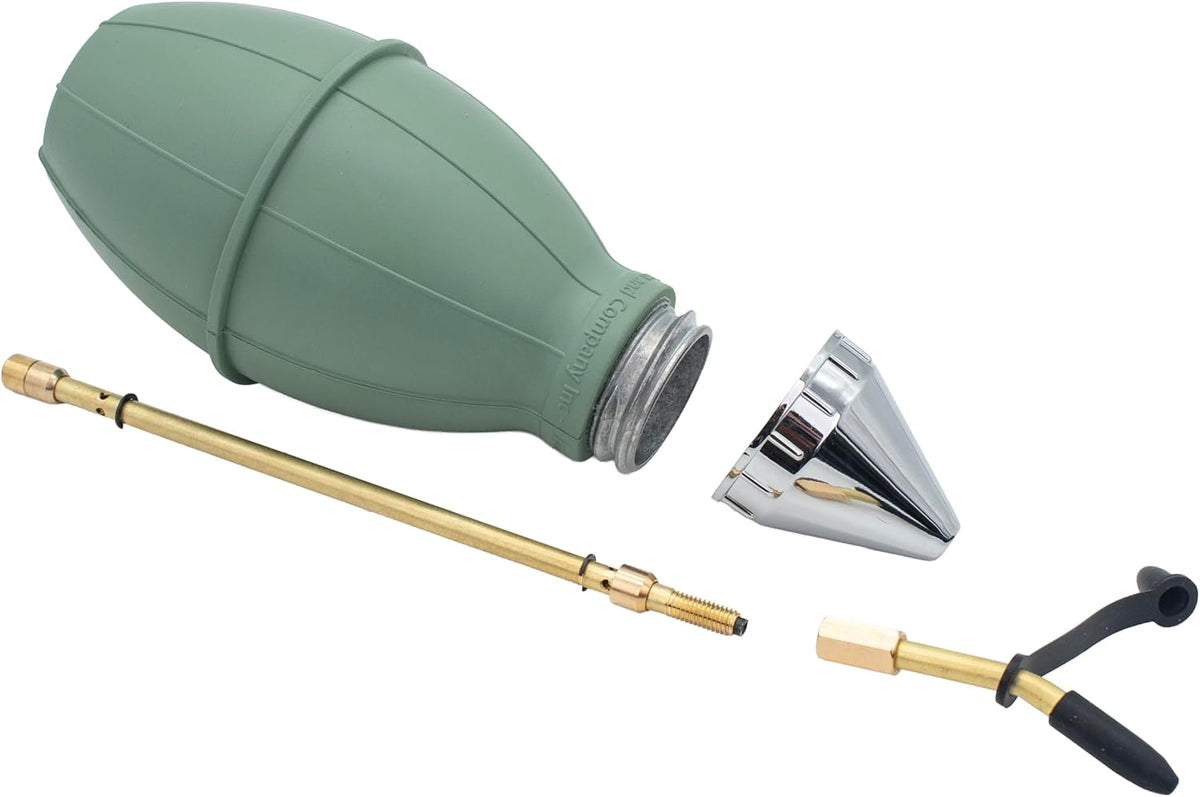JT Eaton Puff-D Bulb Insecticidal Duster for Pest Control, Green