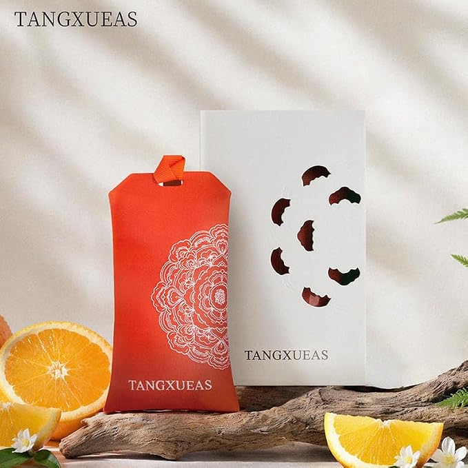 Sunny Orange Scented Sachets for Drawers and Closets, Long Lasting Home Freshener - Gift Set Ready,1 Pcs