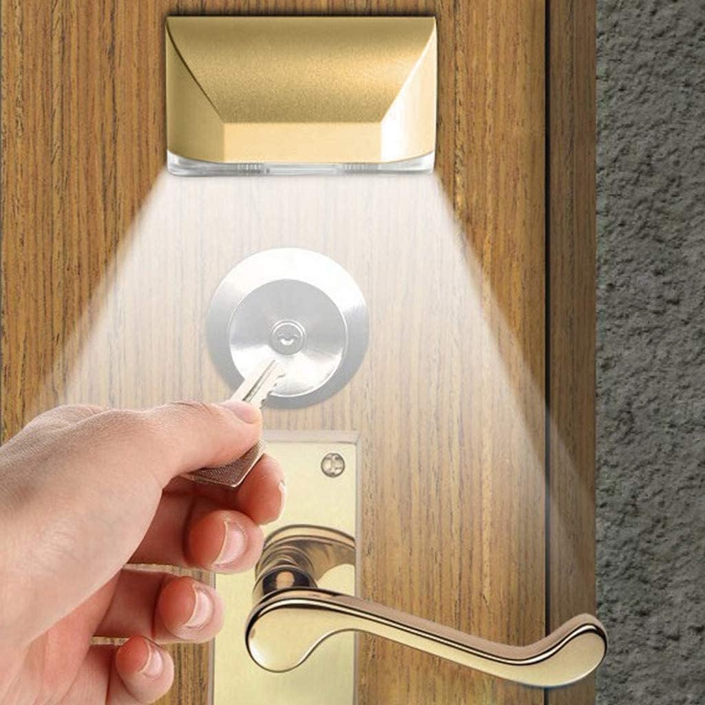 Door Light Small Motion Sensor Light Battery Powered Gold