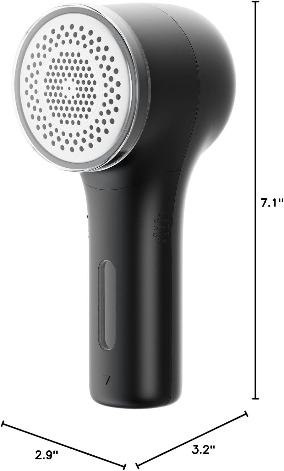 VASSON Fabric Shaver, Sweater Shavers to Remove Pilling, High-Perf Defuzzer, Rechargeable Electric Lint Shaver for Fuzz and Lint Balls from Clothing, Upholstery, Bedding (Black)