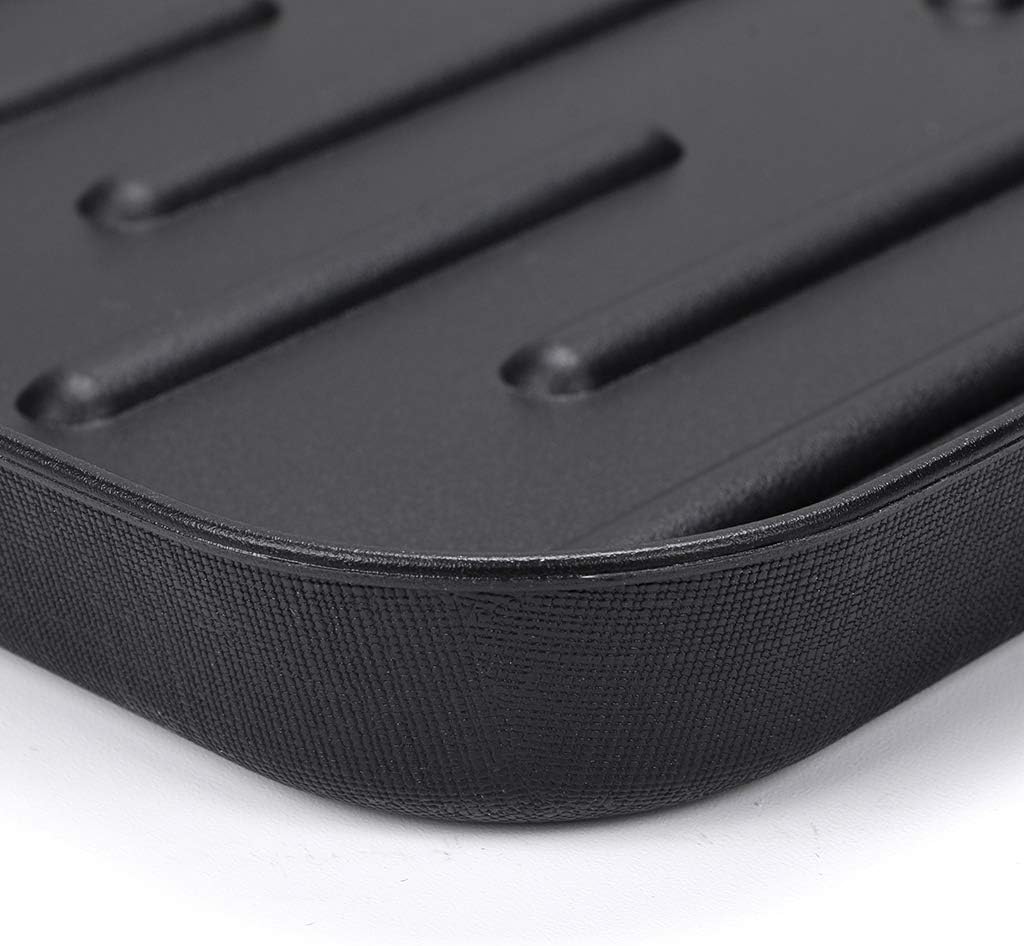 OwnMy Black Boot Tray Mat Indoor Plastic Small Shoe Tray Mat for Entryway