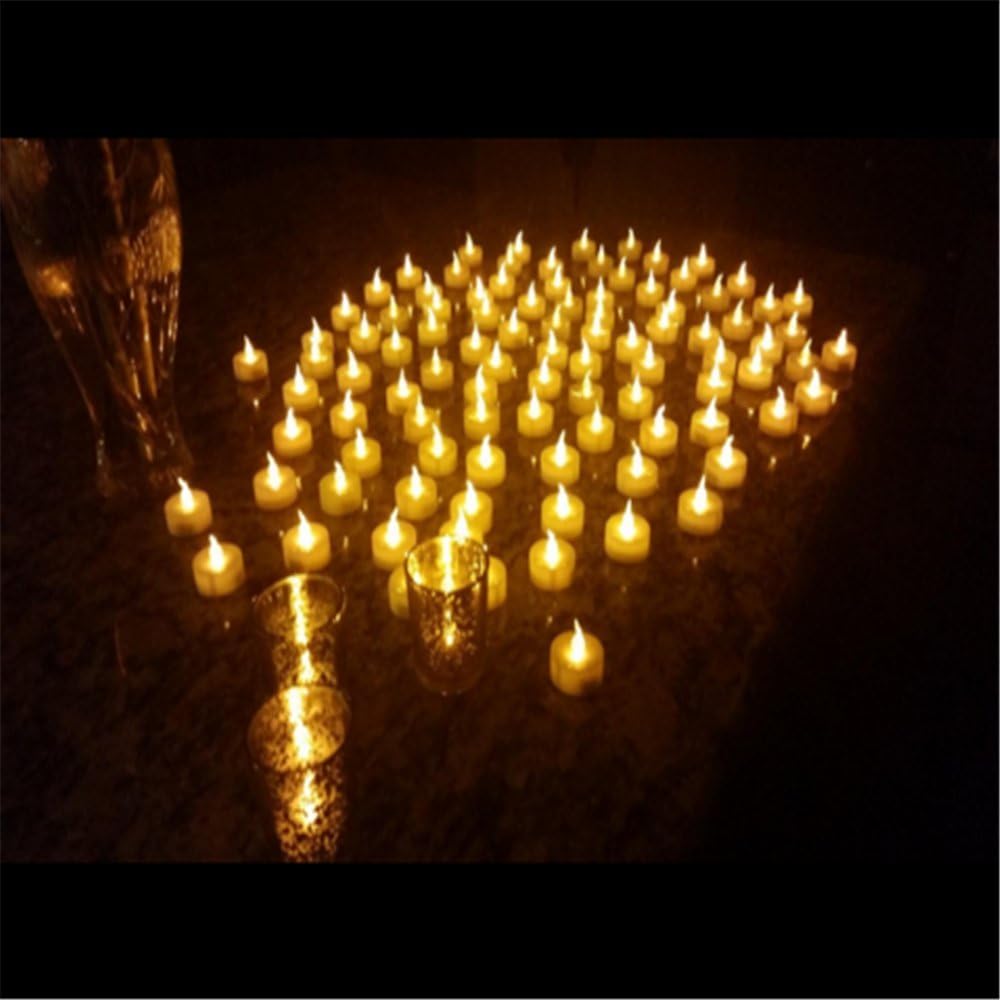AGPTEK Timer Tealights, 24 Pack Flameless LED Candles