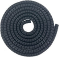 Spiral Wrap Hose Cable Protector - 1.25" OD x 20' Pre-Cut Lengths-Safe Hose Protector to Avoid Wear and Extend Life for Hydraulic Pneumatic Hoses