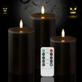 Halloween Flameless Candles with Remote, Battery Operated Candles