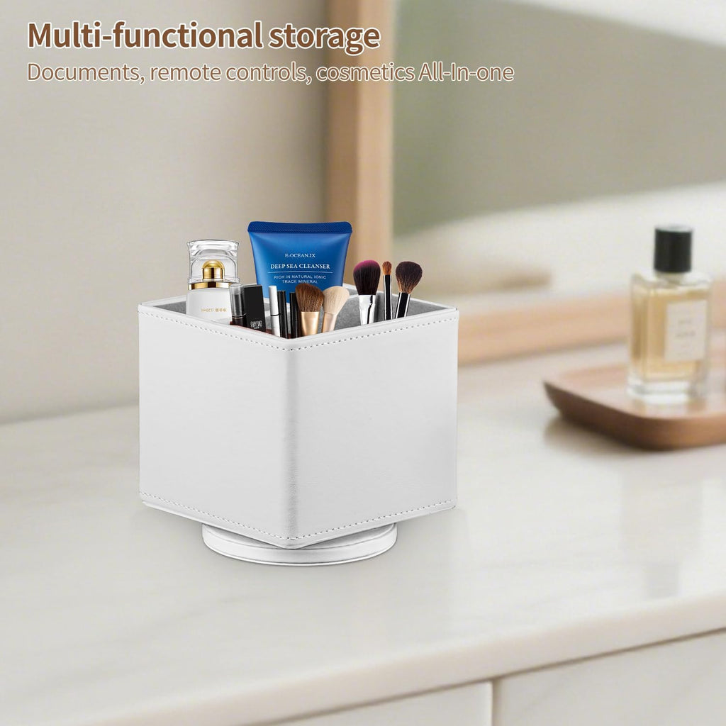 360° Spinning TV Remote Control Holder,Pen Caddy/Cup,Art Supplies Organizer