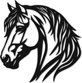 Otoolling Black Metal Horse Wall Art Horse Pictures Wall Decor