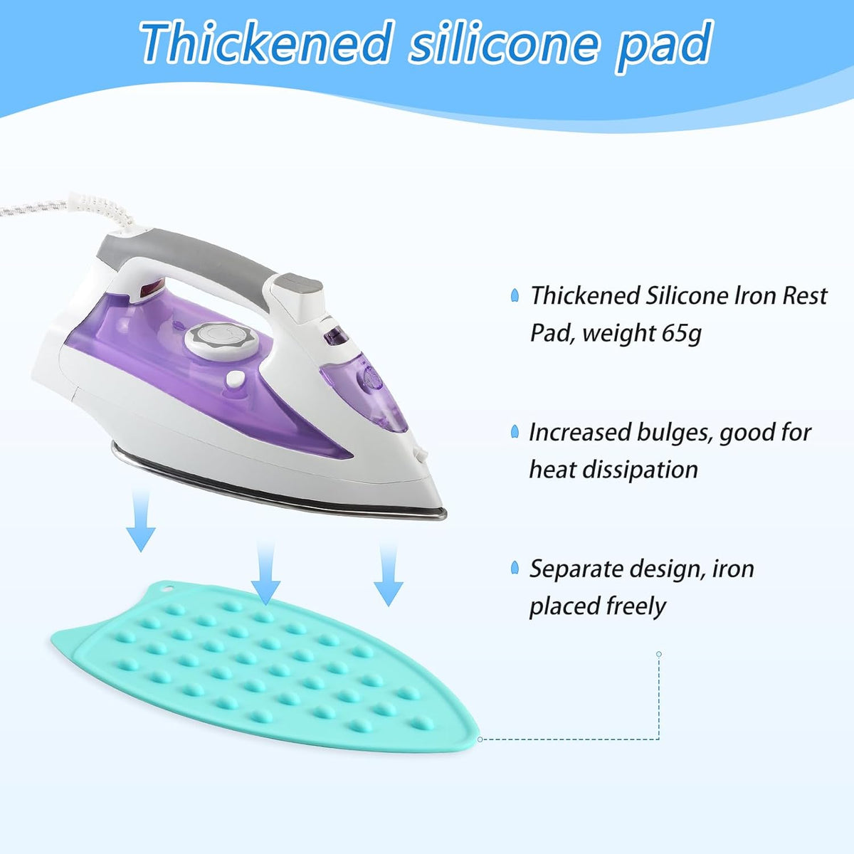 Ironing Mat &Pad Magnetic Heat Resistant Pads Portable Travel Ironing Blanket Ironing Board Covers 27.6x47.2Inches Sage Green Dandelions17