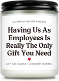Bosses Day Gifts for Women Men - 7 Oz Lavender Scented Candle