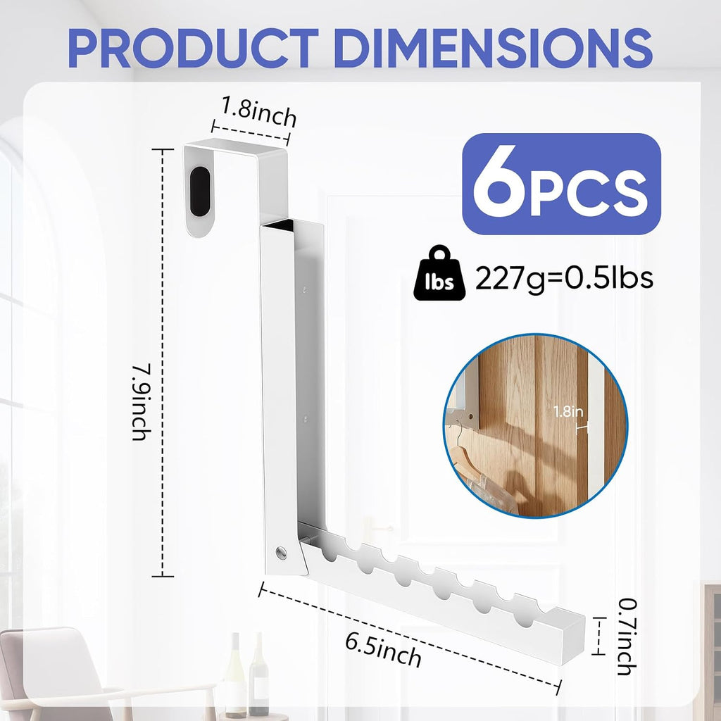 Over the Door Hooks, Clothes Hanger for Laundry Room