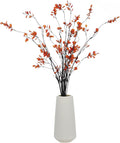 Homaisson 8 PCS Artificial Fall Branches, 38in Faux Red Leaf Stems