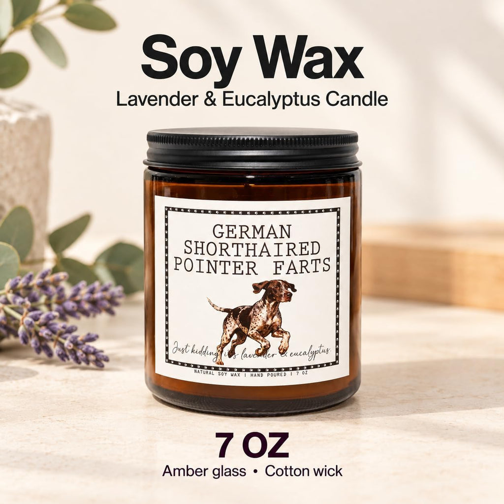 German Shorthaired Pointer Gifts, Dog Mom Gifts - Lavender & Eucalyptus