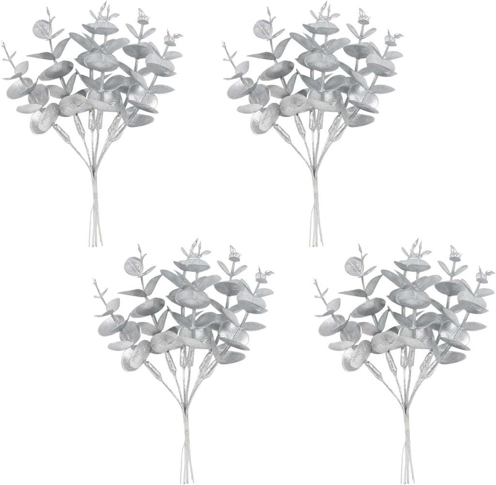 UTALAND 24 Pcs Artificial Eucalyptus Stems Eucalyptus Leaves