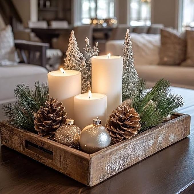 Pillar Candles 2.8x6 Inch 3 Pack Ivory – CW Studio Unscented 70 Hour Long Burn, Smokeless Dripless Premium Wax with Cotton Wick – for Weddings, Events, Home & Rustic Decor