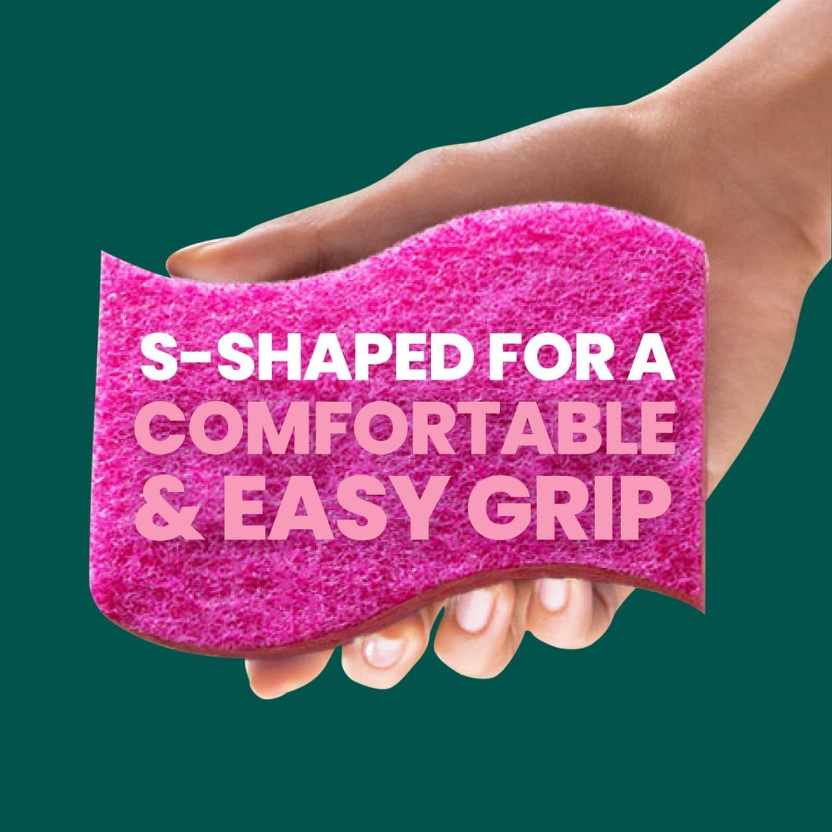Scotch-Brite Delicate Clean Non-Scratch Scrub Sponge, 3 Scrub Sponges (Pack of 8)