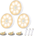 3 PCS Motion Sensor Light, Rechargeable Night Light(3000K Warm Yellow)
