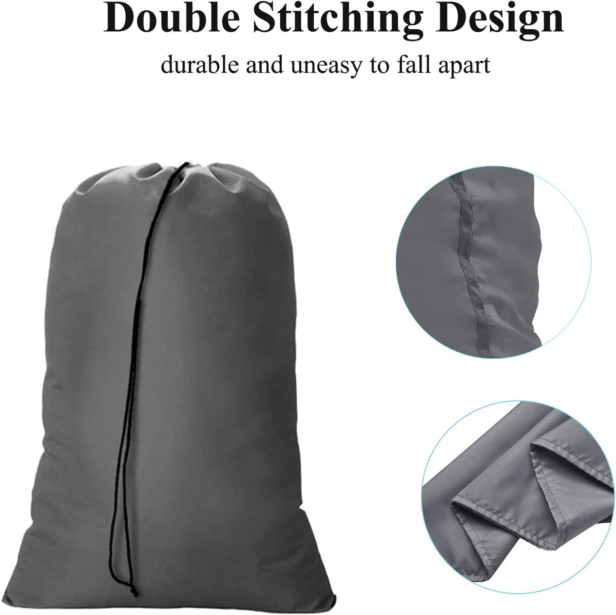 OTraki 2 Pack Laundry Bag Extra Large, XL Dirty Clothes Organizer