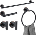 Lava Odoro 5-Piece Oil Rubbed Bronze Bathroom Hardware Accessories - Towel Bar, Holder, Rack Set, Stainless Steel Wall Mounted, 23.6 Inch