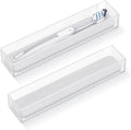 Linkidea 2-Pack Acrylic Toothbrush Holder with Diatomite Drainage Base