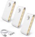 EZVALO 3-Pack Rechargeable Night Lights, Sync Motion Sensor Light Indoor