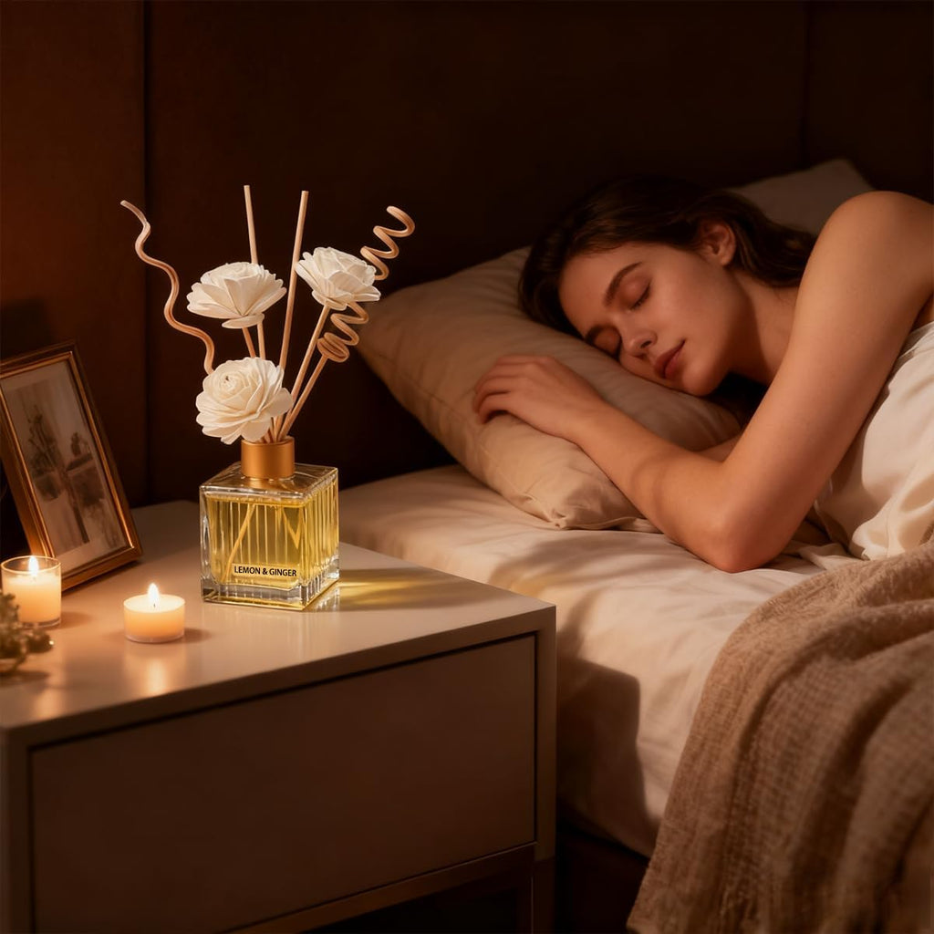 Peppermint & Eucalyptus Reed Diffuser 6.7oz (200ml) Bedroom & Home Decor