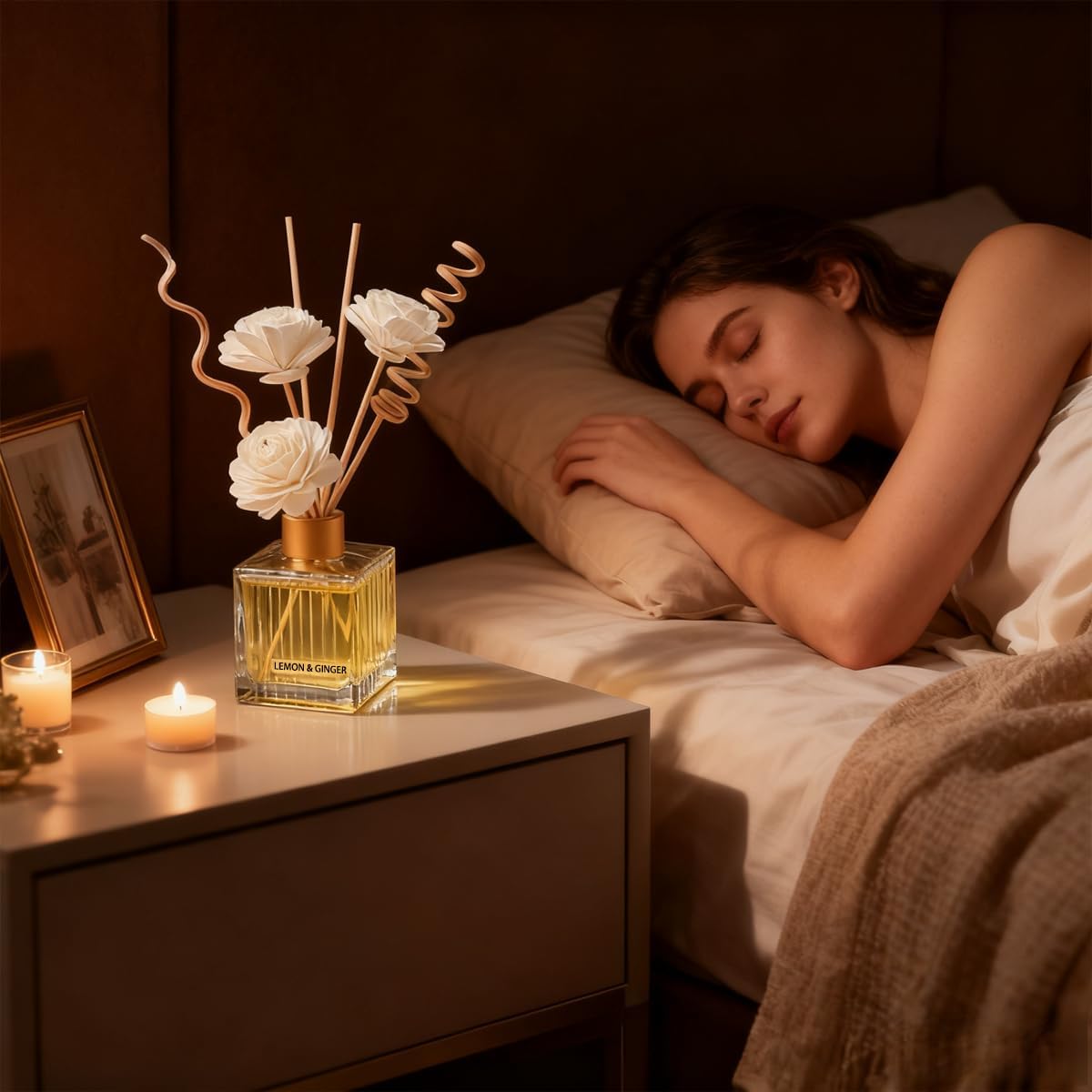 Peppermint & Eucalyptus Reed Diffuser 6.7oz (200ml) Bedroom & Home Decor