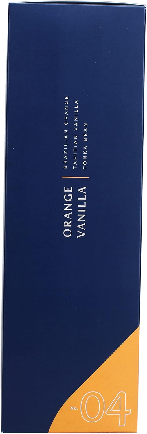 Trapp - No. 04 Orange Vanilla - Reed Diffuser Kit - 2 Sets of 12 Reeds, Scented Diffuser Oil (4 oz.), Vase - Long Lasting Scent Notes of Brazilian Orange, Tahitian Vanilla, and Tonka Bean