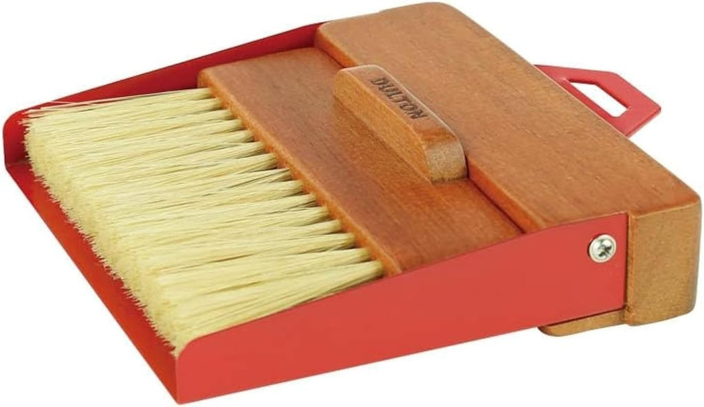 Dulton Dustpan and Brush Dustpan and Brush RED H21-0365RD Red Broom & Dustpan Set