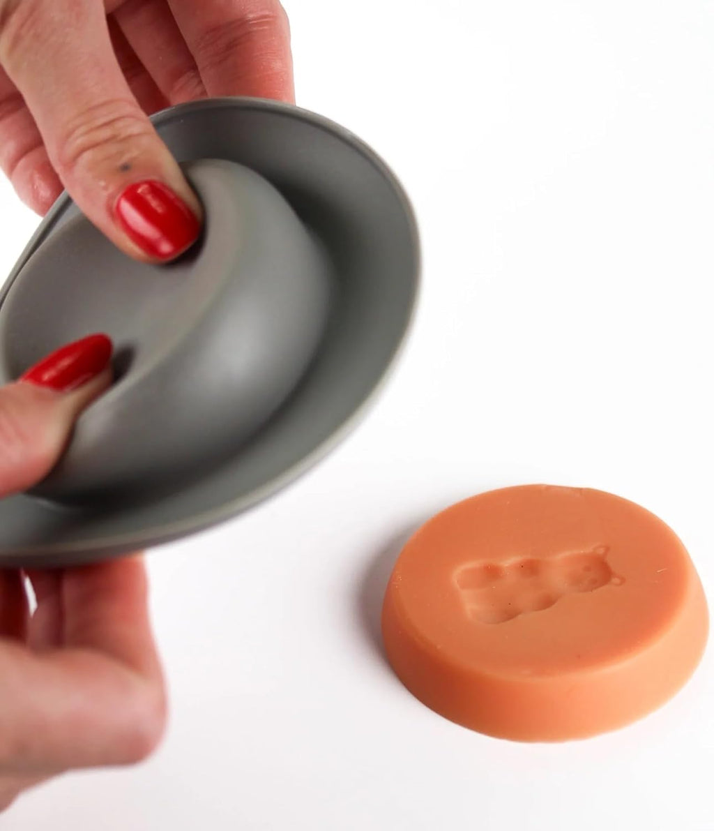 Happy Wax Gray Reusable Silicone Wax Warmer Liner for Signature, Mod, and Himalayan Melters - No Mess, No Scrape Way to Remove Scented Wax - Long Lasting