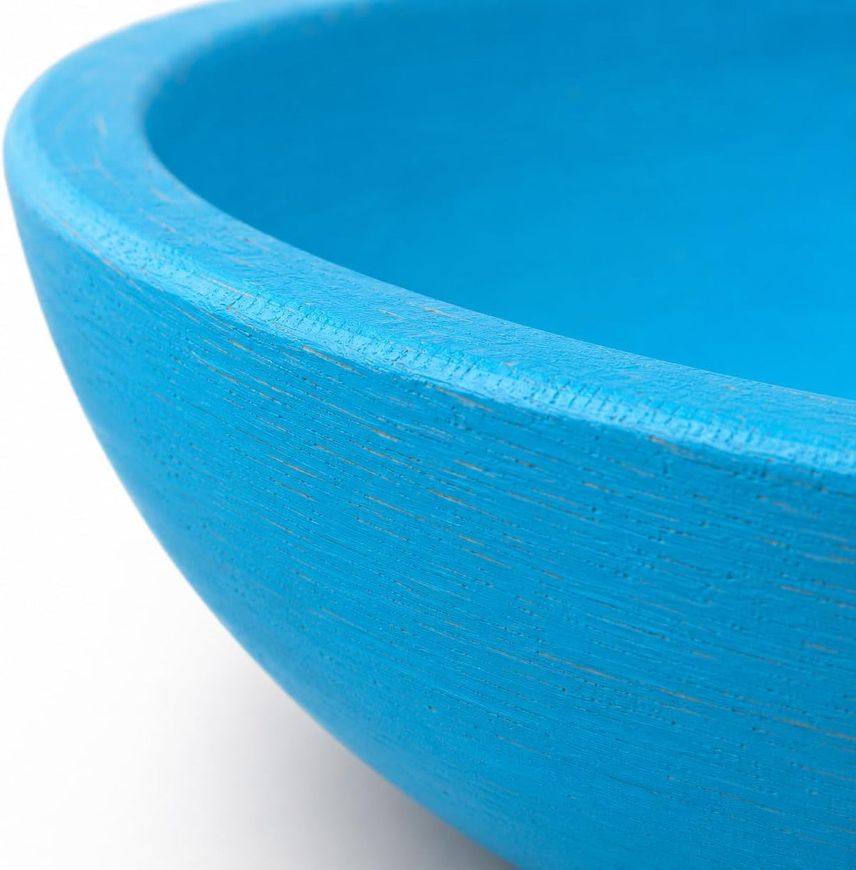 Wooden Decorative Bowl For Kitchen Counter Wood Key Bowl For Entryway Decor