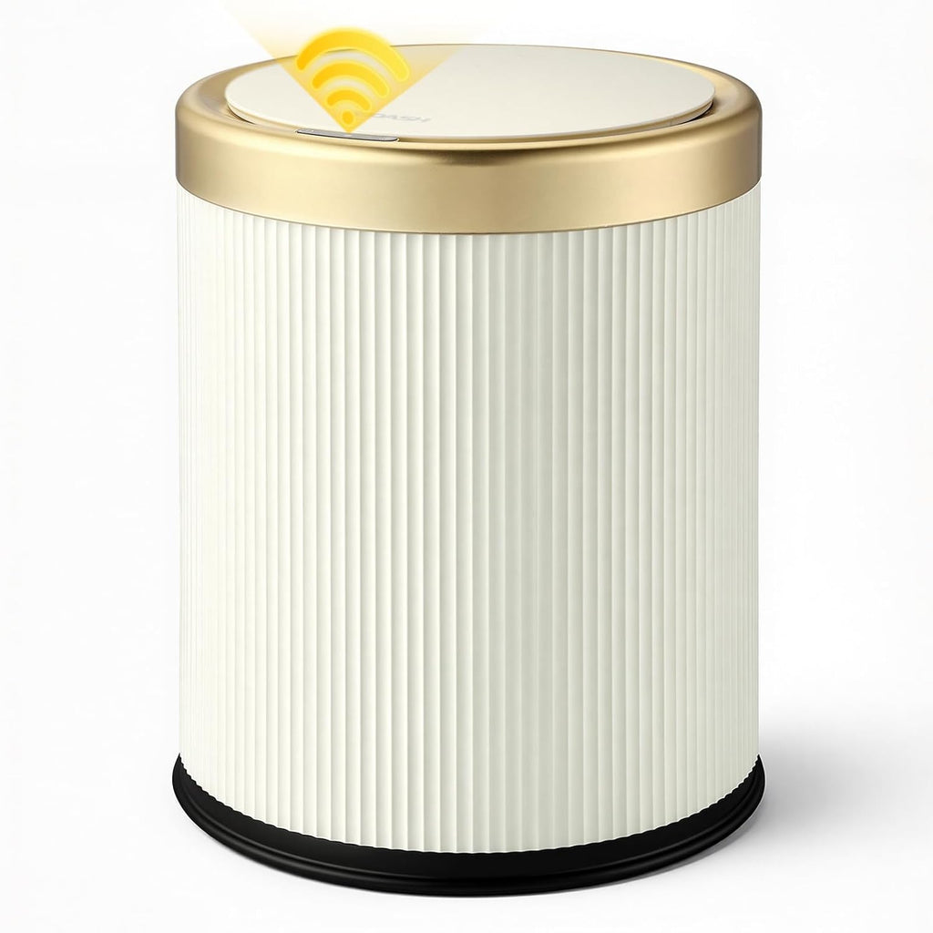 Automatic Bathroom Trash Can with Lid,Motion Sensor Trash cans Smart