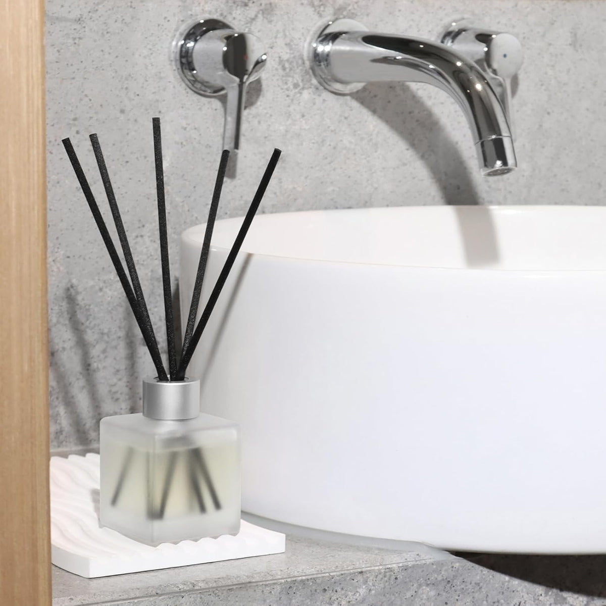 Reed Diffuser Set of 3, Long-Lasting Woody Home Fragrance
