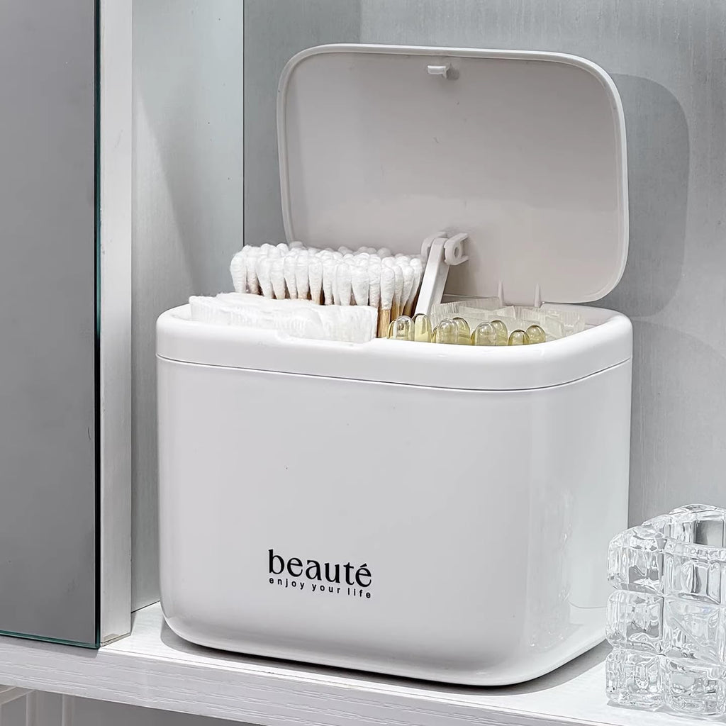 Pop-Up Qtip Holder Qtip dispenser Cotton Swab Automatic Lifting